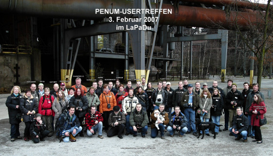 Penum-Usertreffen 03.02.2007 - Landschaftspark Duisburg