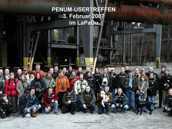Penum-Usertreffen 03.02.2007 - Landschaftspark Duisburg