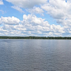 Blick von der Glienicker Brücke Berlin - Zehlendorf -- Potsdam...