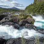 Die "Saltos del Rio Petrohue", am Fuße des Osorno